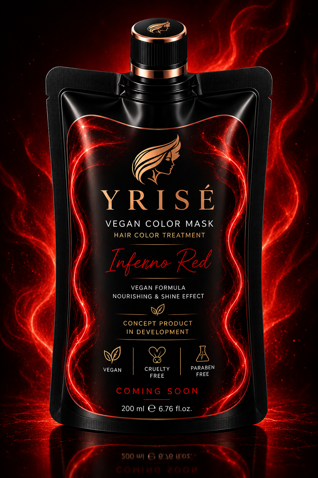 YRISÉ Color Mask – Inferno Red