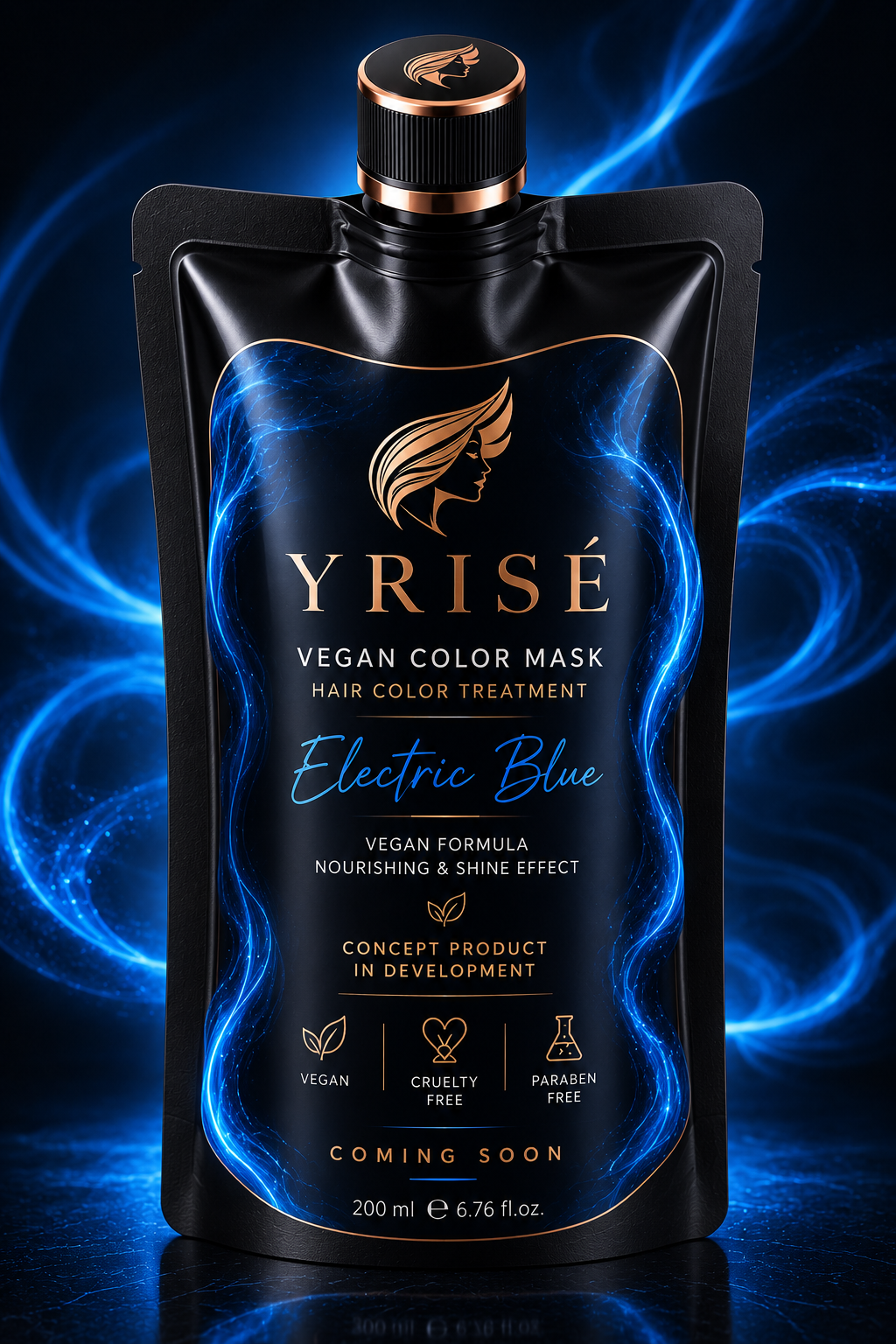 YRISÉ Color Mask – Electric Blue